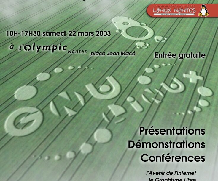 Affiche Linux Party 7 Nantes Mars 2003