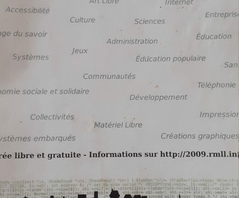 Affiche RMLL Nantes Juillet 2009